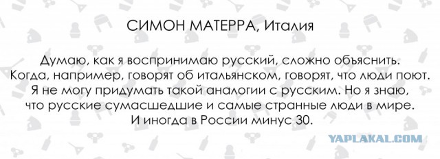 Что думают иностранцы о русском языке