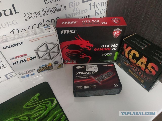 Продам ПК в сборе. i7 2600k+gtx960+8gb ram /500gb hhd 120gb ssd