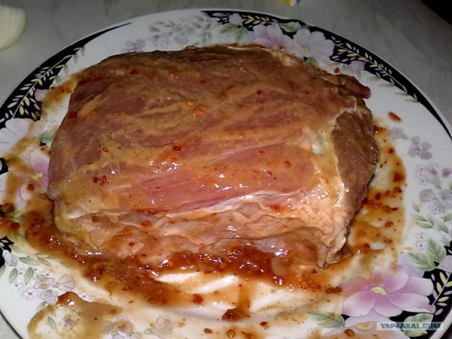 Телятина в гриле.