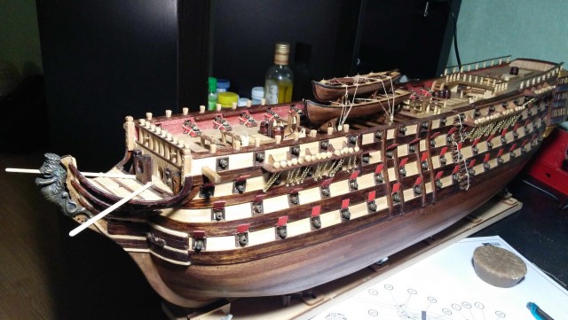 Постройка модели линкора Santisima Trinidad