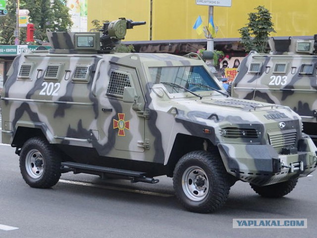 Нацгады оставили в Тельманове все свои Кугуары
