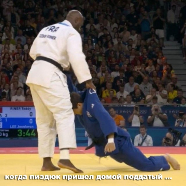 На Олимпийских играх  произошёл ещё один странный поединок