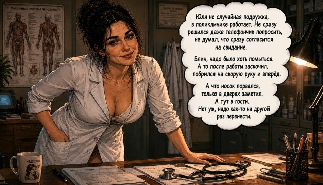 Дырявые носки - на первое свидание (комикс)