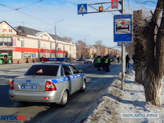 Девушка была сбита на пешеходном переходе