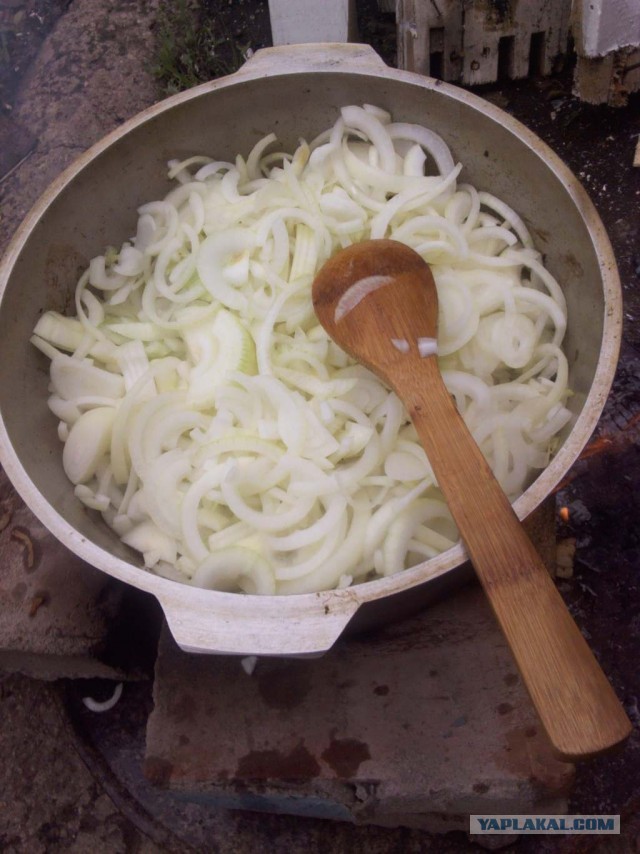 Как я готовлю вкусный плов в казане.