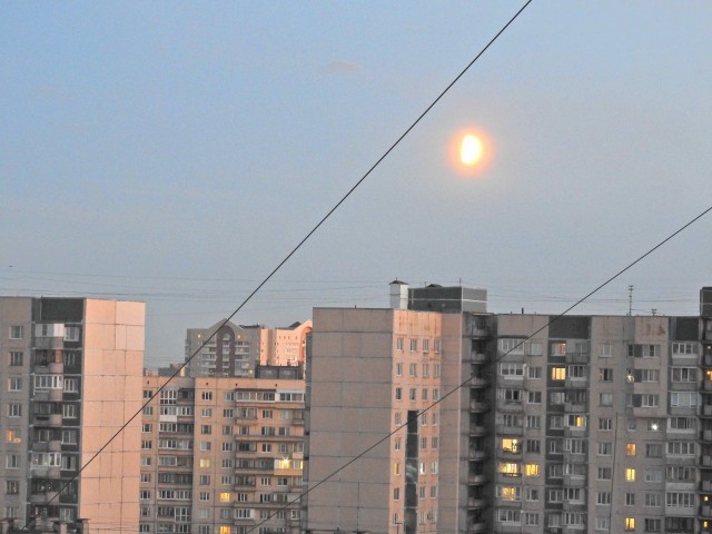 Воркута. Полярный день. Только что, через форточку.