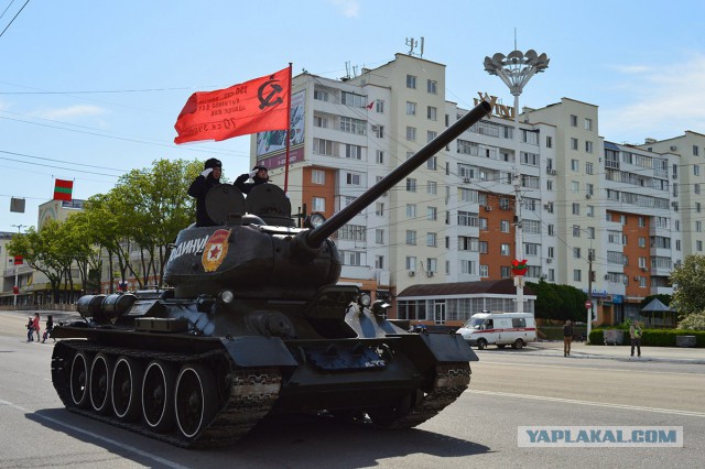 Фото с репетиции Парада Победы