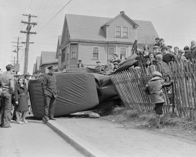Трагичные и нелепые автомобильные аварии Бостона в 1930-х годах