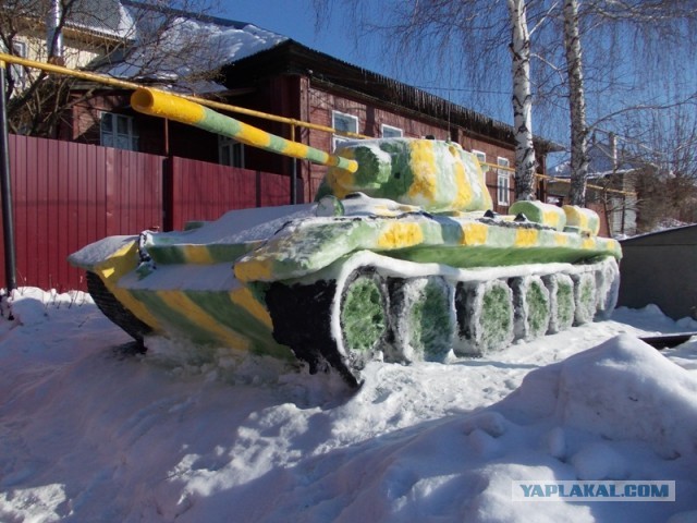 В огороде жителя Старого Оскола тает немецкий танк