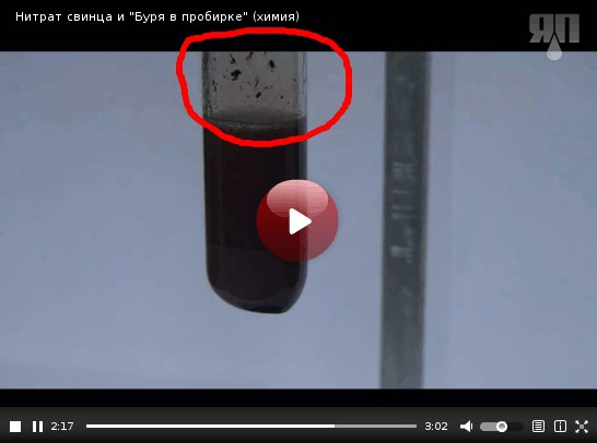 Нитрат свинца и "Буря в пробирке"