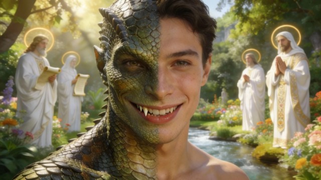 Нейросеть объясняет мне, почему рептилоиды НЕ контролируют человечество