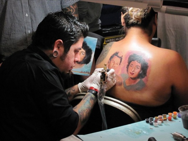 Выставка татуировок в Сан-Франциско