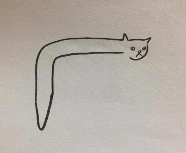 Я не умею рисовать котов? Да ладно...