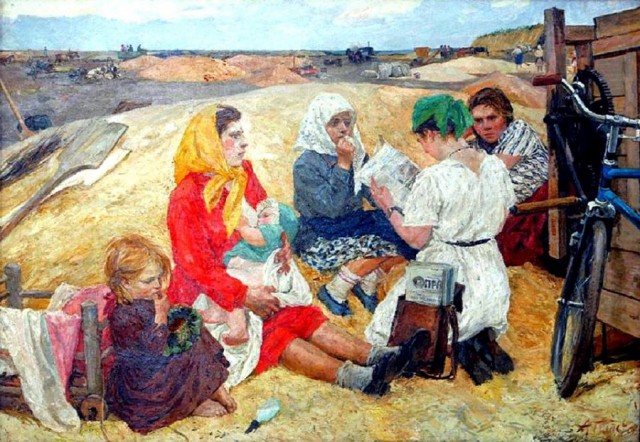 Картины советских художников 50-е годы