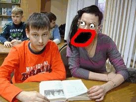 Фотожаба: учительница