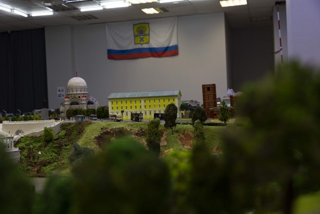 Макет Оренбурга и ближайших окрестностей