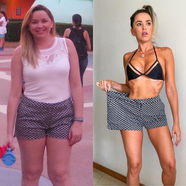 Старая одежда на новом теле: 20 фото девушек до и после похудения