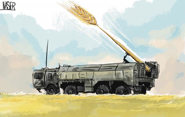 Заграничные сводки карикатурного фронта