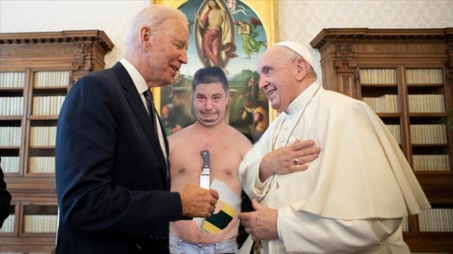 Фотожаба "Грозный пузан"
