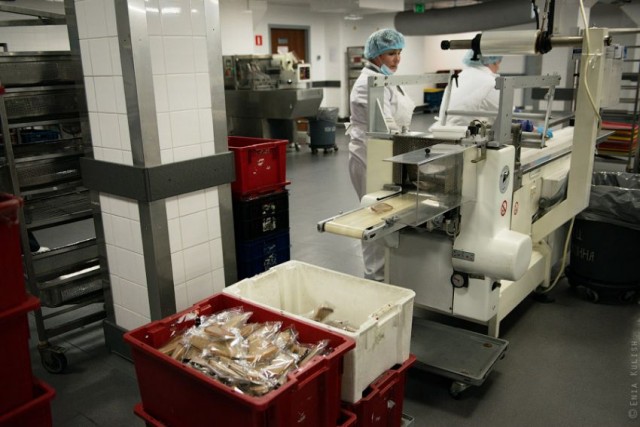 Приготовление самолетной еды