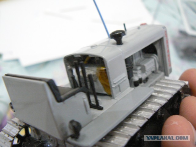 Mikromodellbau. Трактор "Сталинец-65" 43 масштаб.