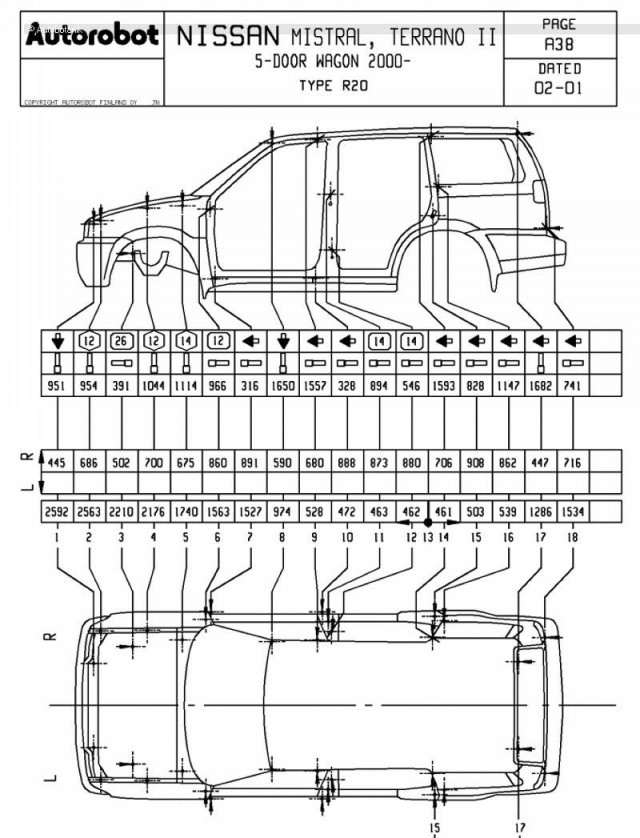 Ниссан террано схема салона
