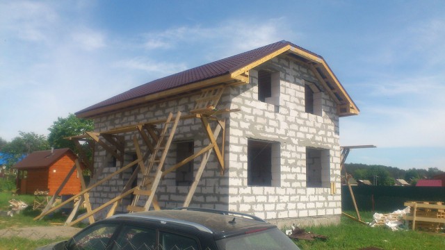 Каркасный дом 200 кв.м в 7 фото.