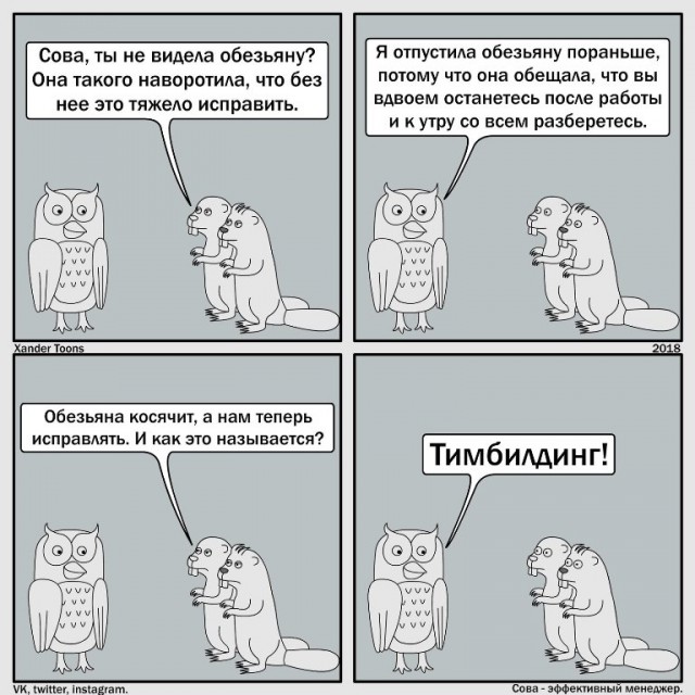 "Сова - эффективный менеджер"