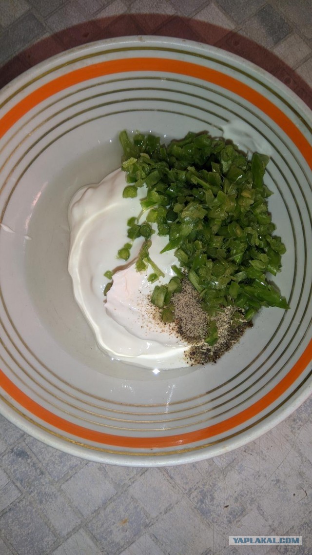 Жареный кабачок.
