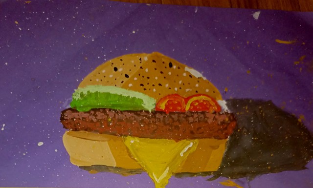 У меня сын рисует