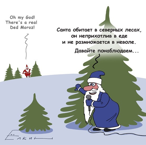 Где обитает Санта