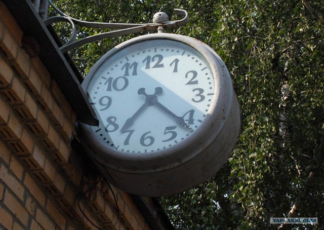 Часы в наших городах