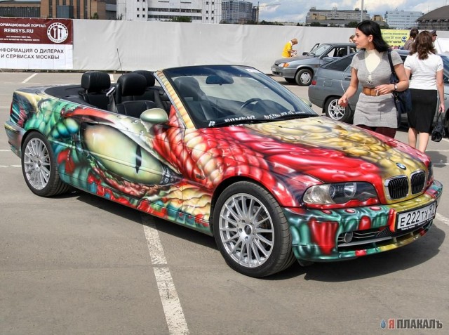 Аэрография автомобиля