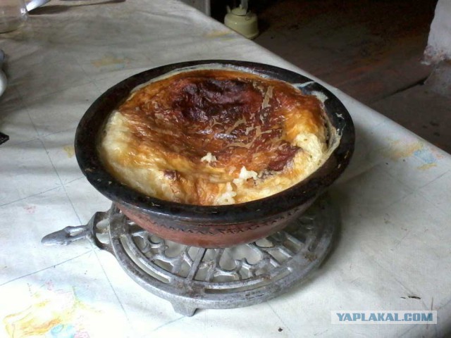Каша  в  печке