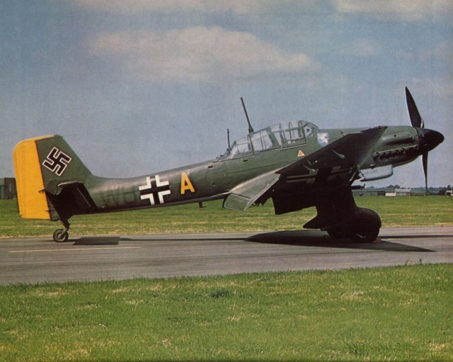 Подъем немецкого бомбардировщика Юнкерс-88А4
