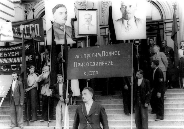 Присоединение Прибалтики к СССР в 1940 году в фотографиях