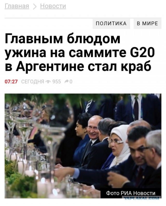 Путин и Трамп не поприветствовали друг друга на G20