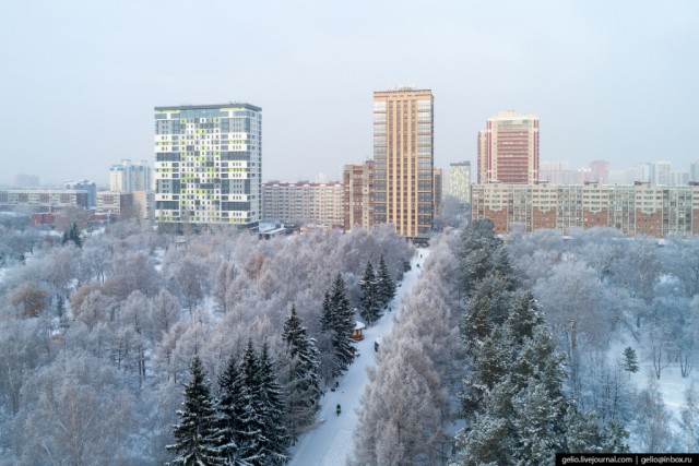 Зимний Новосибирск — 2019