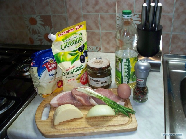 Мясные рулеты по-холостяцки.
