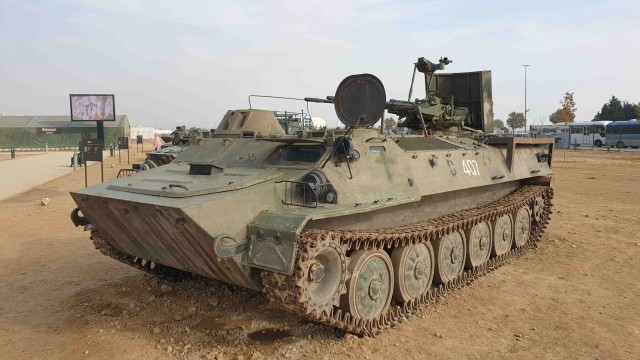 Выставка трофейной военной техники в Баку