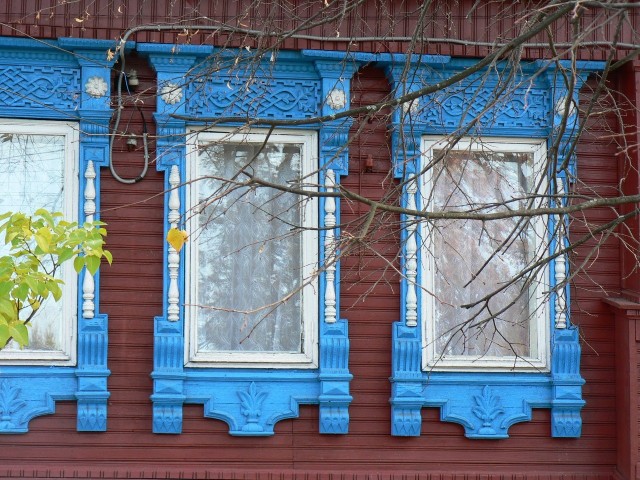 г.Семёнов. Наличники на окна (82 фото)