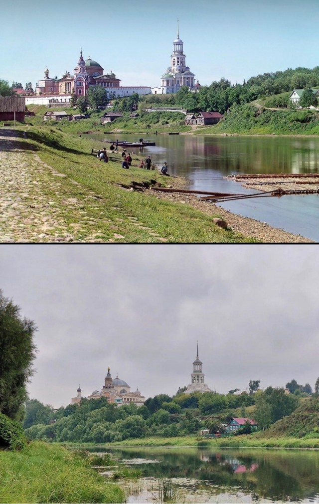 «Старые фото в реальной жизни»: 30 снимков, которые запечатлели течение времени