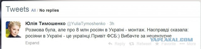 Телефонный разговор Тимошенко и Шуфрича