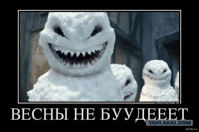 Слепили девки снеговик
