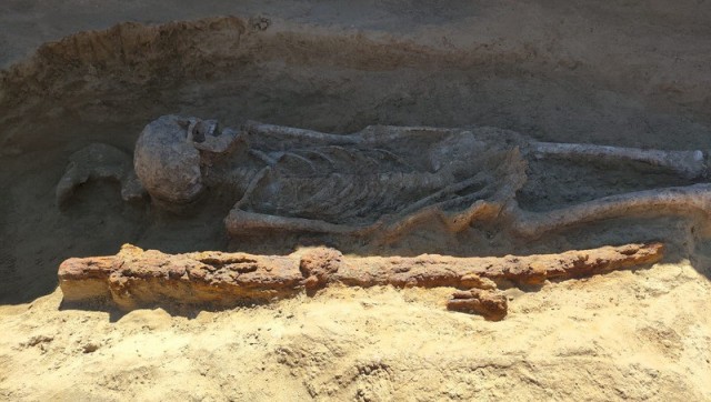 В Астраханской области нашли останки древнего языческого воина