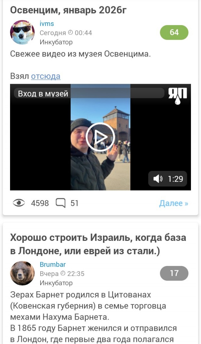 Освенцим, январь 2026г