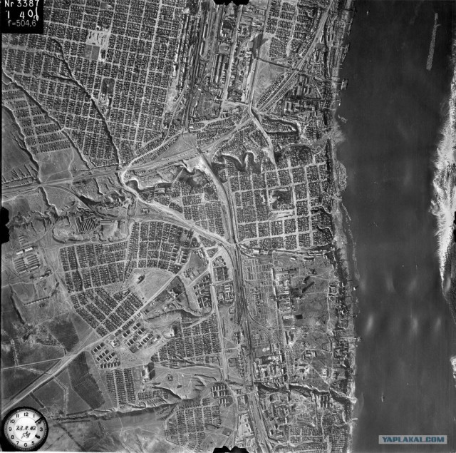 Сталинград Аэрофотосъемка 1942 года