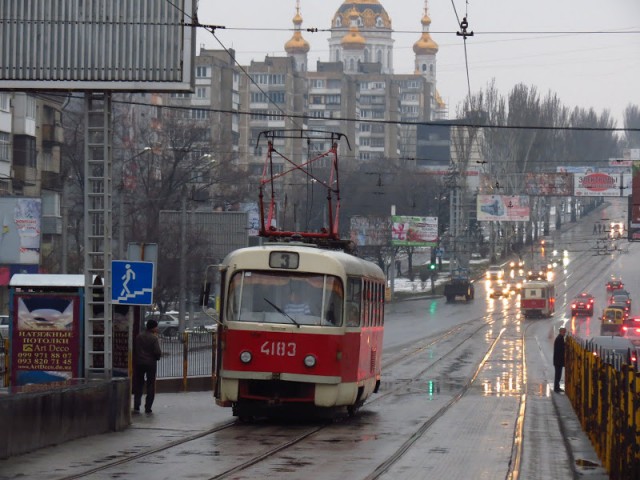 Электротранспорт в городах Донбасса