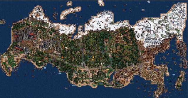 Карта России для ценителей  Героев