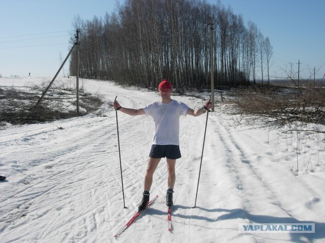 Когда айфонов не было, а снег был, Москва.